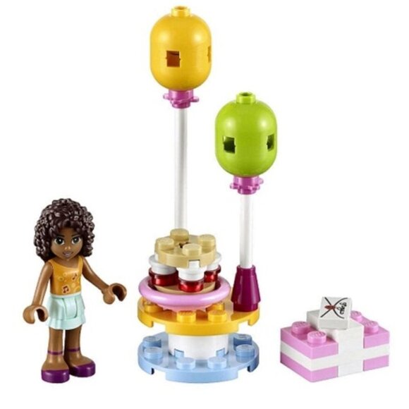LEGO Friends Birthday Party 30107 w/Andrea Minifig Poly Bag - Picture 3 of 6